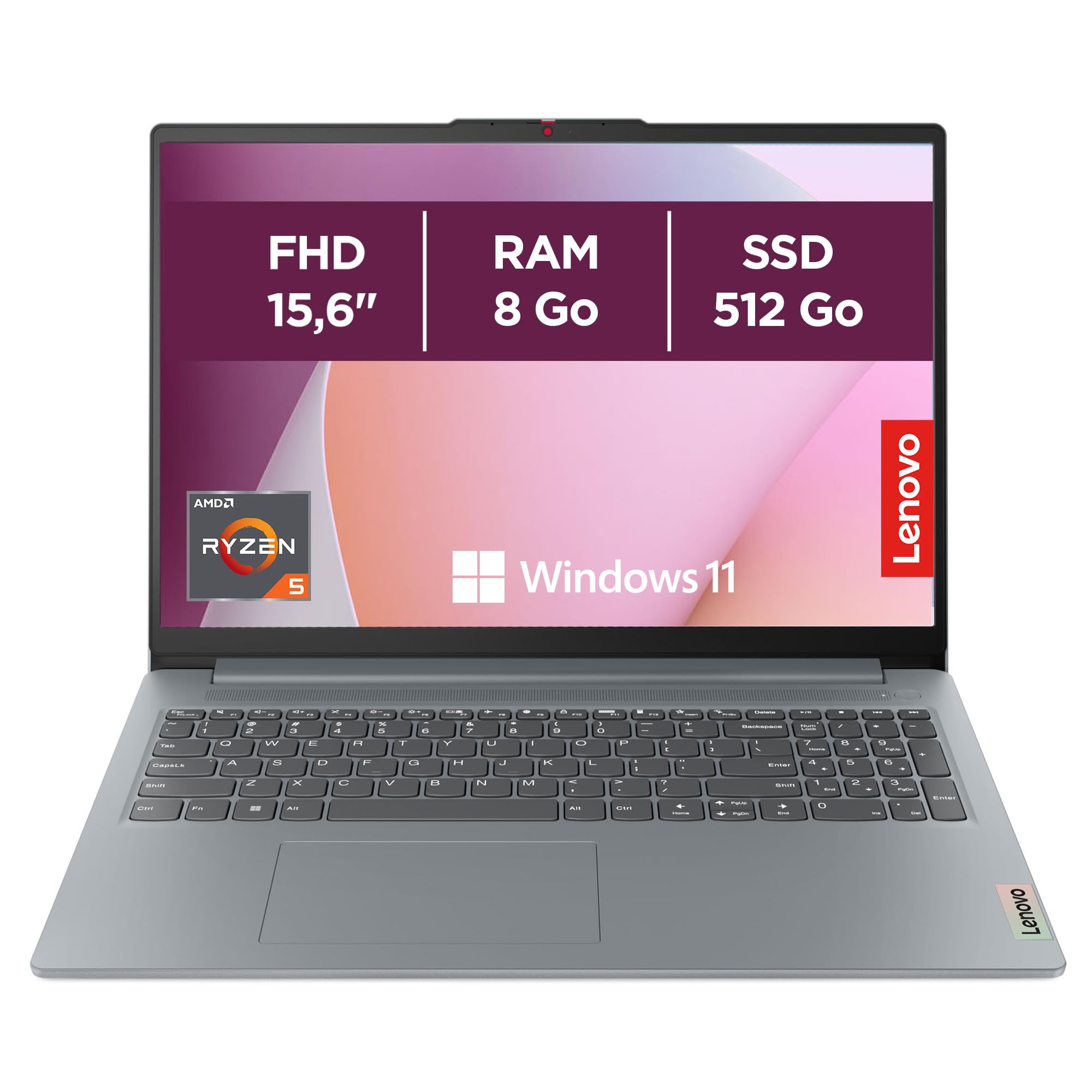 Lenovo IdeaPad Slim 3 15AMN8 - Ordinateur Portable 15.6'' FHD (AMD